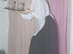 Komische Kellnerin